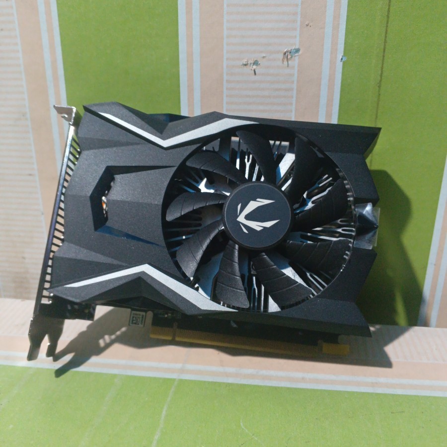 VGA ZOTAC GAMING GTX 1650 4GB DDR5 GTX1650 GTX1650 SINGLE FAN MINI LOW PROFILE TANPA PIN POWER HEMAT