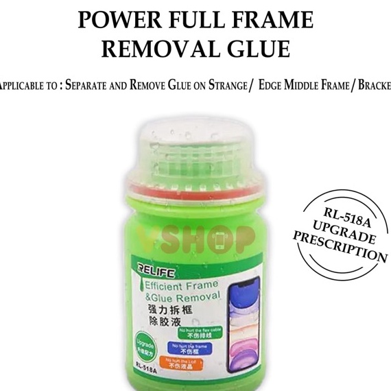 

SUPER SALE SPECTACULER CAIRAN PENGHANCUR LEM RELIFE RL518A FRAME REMOVAL GLUE 25ML