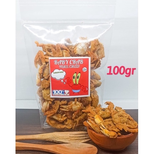 

HARI PENUH PROMO BABY CRAB KRISPY 1gr KEPITING KRIUK KRISPY HALAL CAMILAN SEHAT HALAL SNACK SEAFOOD CRAB KRIPS