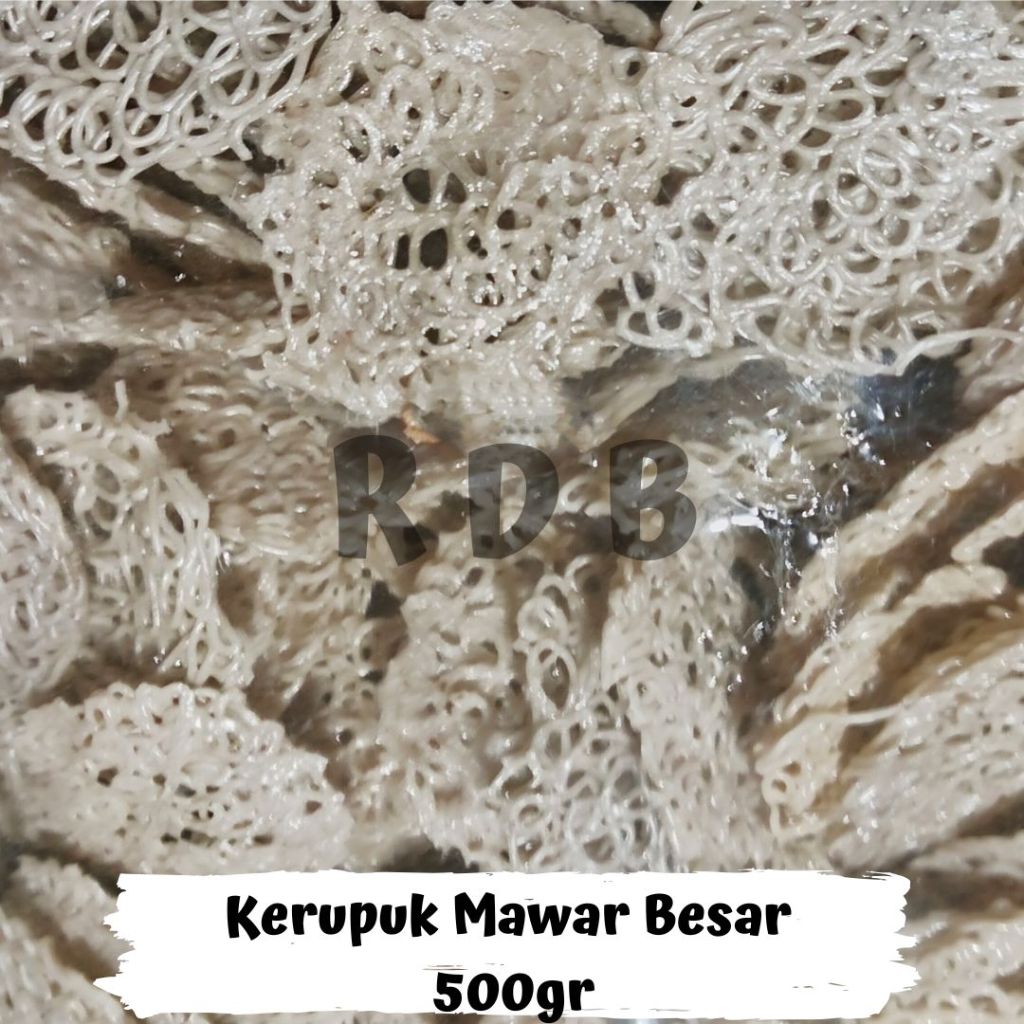 

Kerupuk Bawang/ Kerupuk THR/ Kerupuk Mawar Besar 500gr