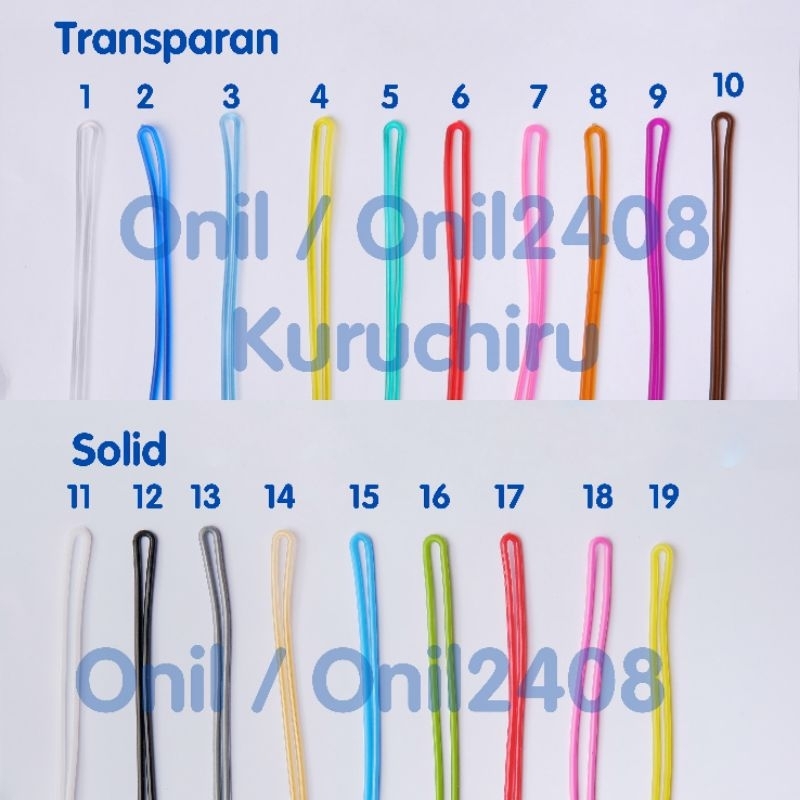 Tali Koper / Tali Loop Strap / Tali untuk luggage tag