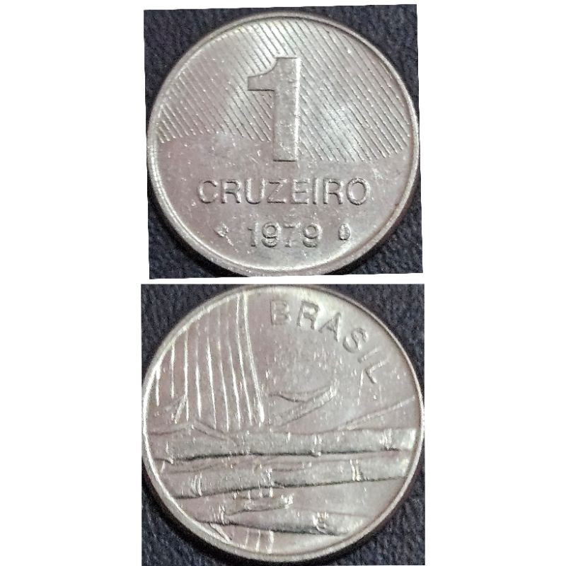 #Murah Recomend Koin Brasil/ Brazil 1 Cruzeiros tahun 1979 Kondisi Semi Luster Dijamin Original 100%