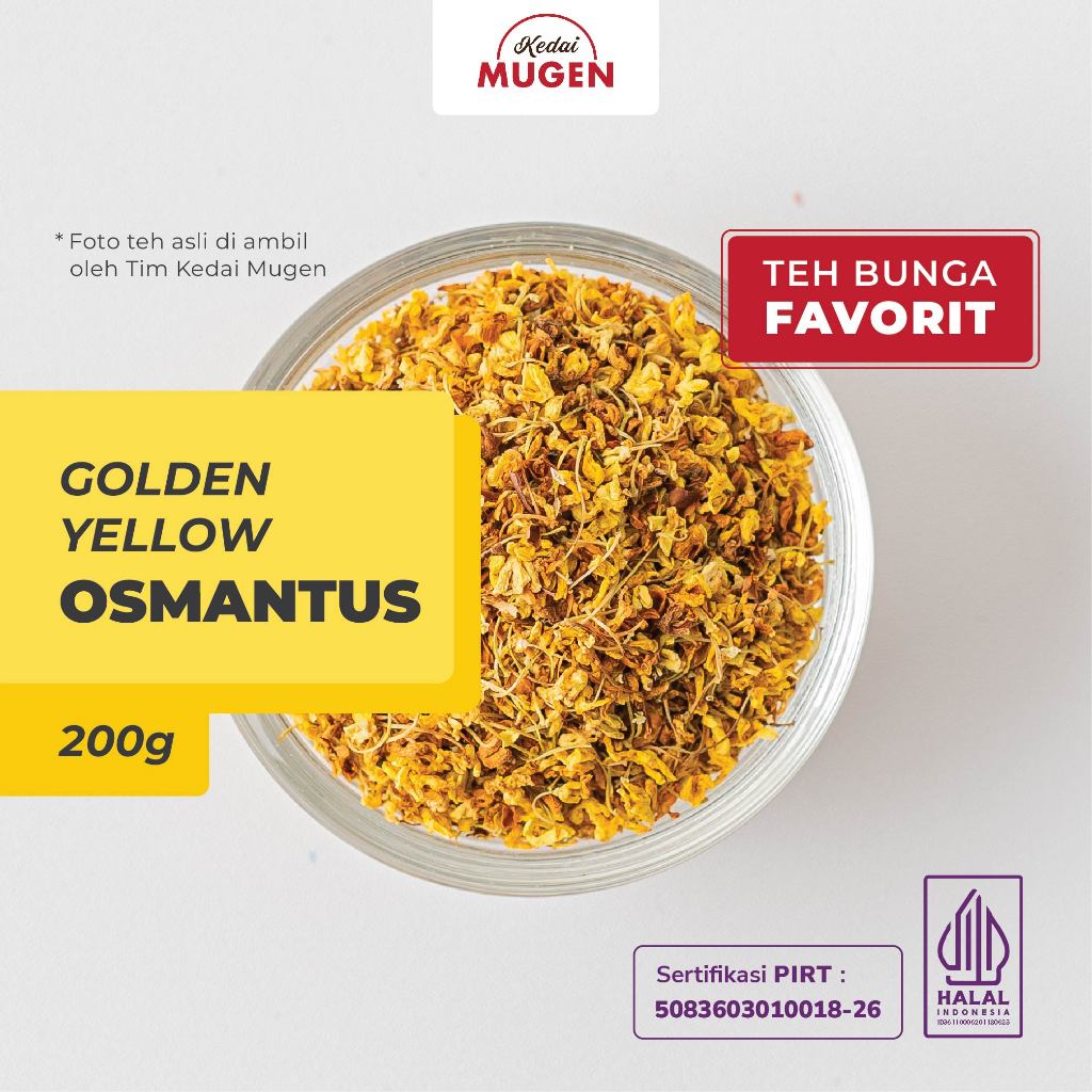 

Kedai Mugen - Osmanthus Tea/ Teh Bunga Herbal Osmantus 200g