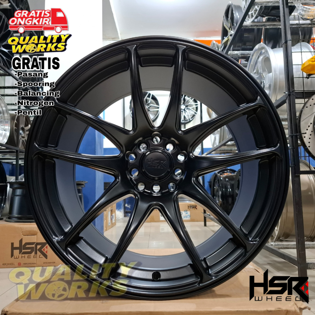 Velg Mobil Innova Reborn Ring 18 Lebar 8,5/9,5 Velg Racing Hsr Kamikaze