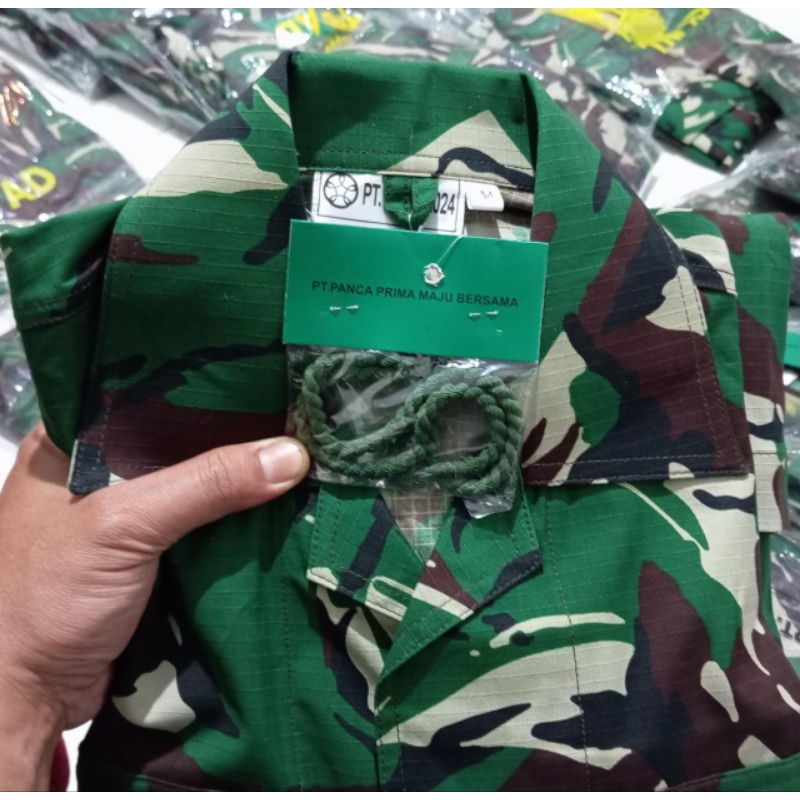 Baju PDL PANCA Jatah Asli 2024/2025.Jatah satgas TNI AD.Jatah HUT TNI.Jatah Monas.Jatah Kasad