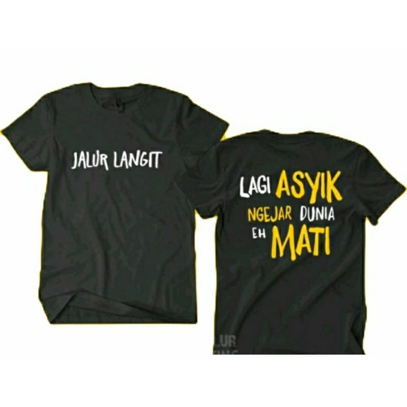 KAOS JALUR LANGIT LAGI ASIK NGEJAR DUNIA EH MATI