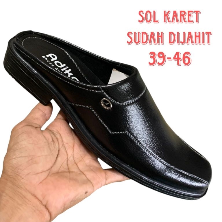 Telah Hadir Sepatu Selop Sepatu Sandal Kulit Sintetis Premium Sepatu Bustong Pria Big Size 444546 Te