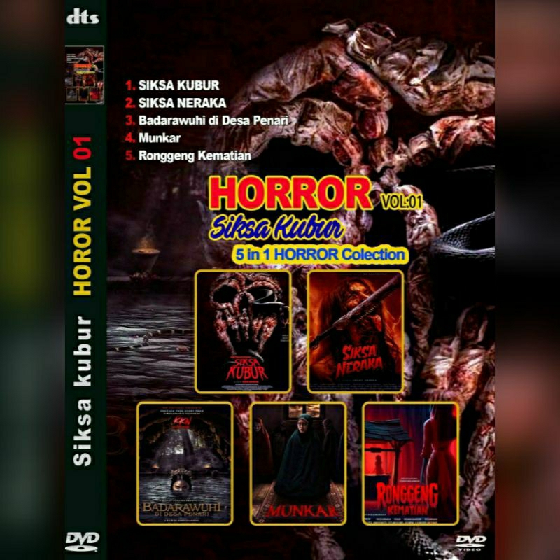 kaset film 5in1 kombilasi horror indo vol 1 - Terbaru#HD