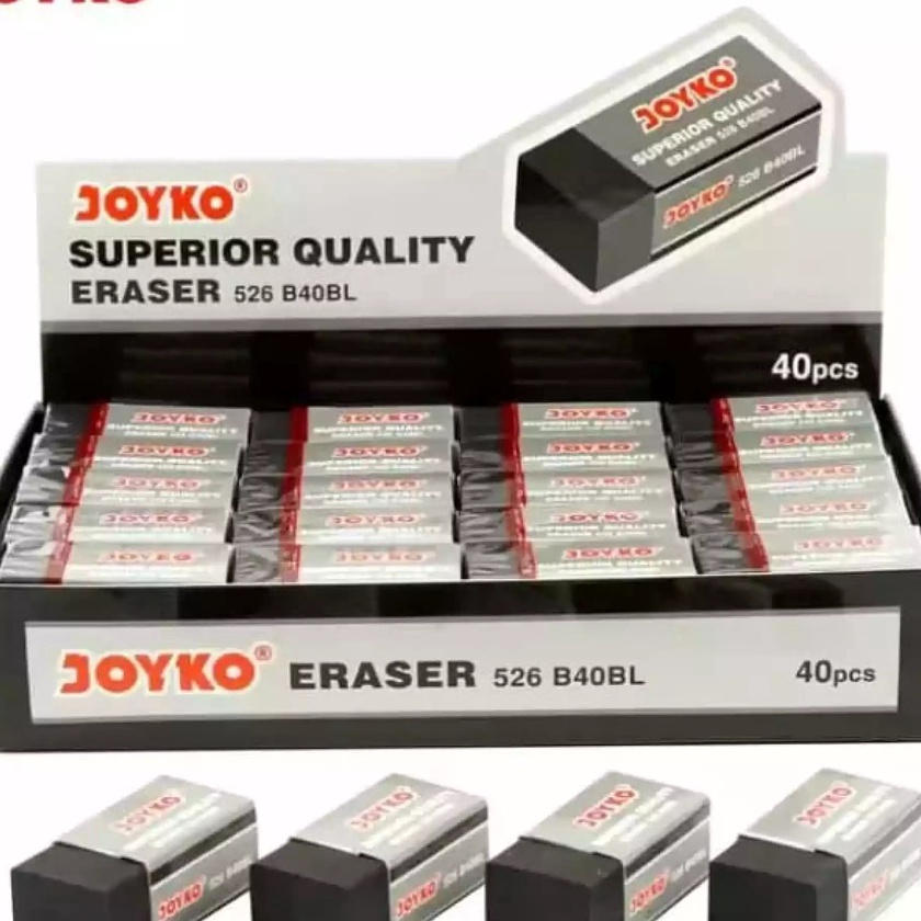 

Premium DAVISPenghapus Stip Joyko Hitam Kecil 4PCS