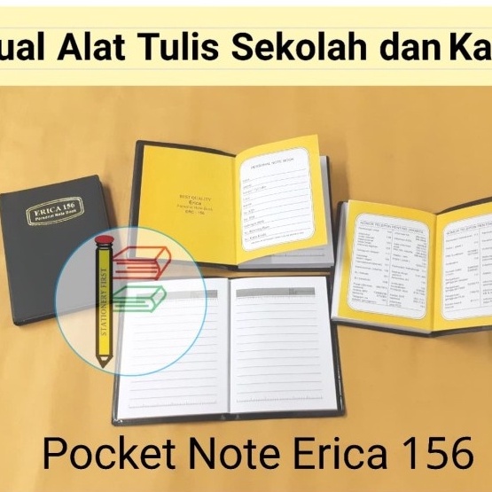 

ART P9N3 Buku Agenda Notes Kantong Saku Pocket Notes Erica 156 Grosir