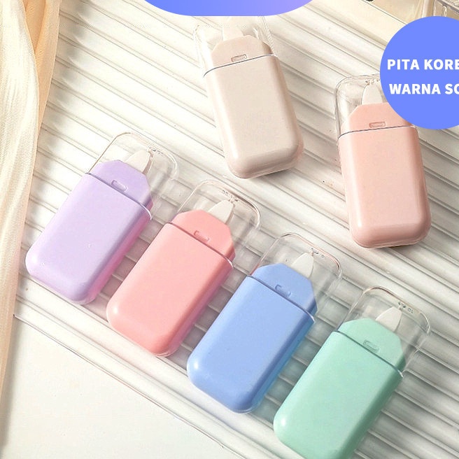 

KP8 Correction Tape6 Buah Pita si Solid Vintage 36M Pita si Panjang Total tor Sekolah Siswa Perlengkapan Kantor Alat Tulis KoreaMsPepeleria