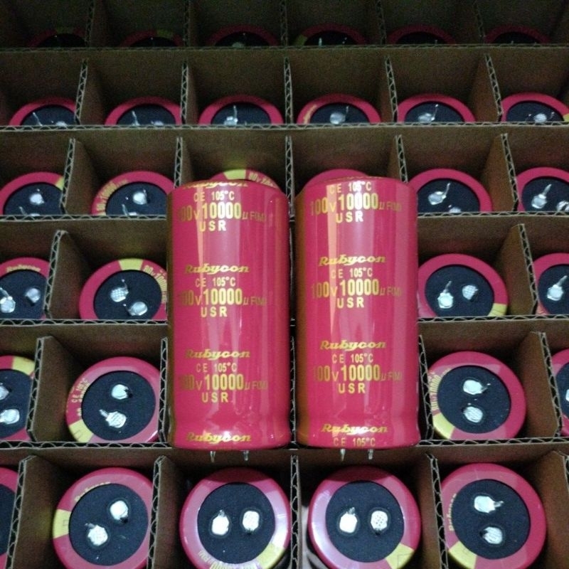 ELCO RUBYCON 10000UF 100V USR ORIGINAL