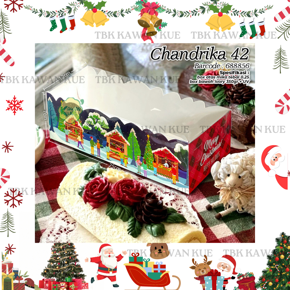 

BOX NATAL CHANDRIKA 42 - BOX HAMPERS CRISTHMAS - KOTAK TUTUP MIKA