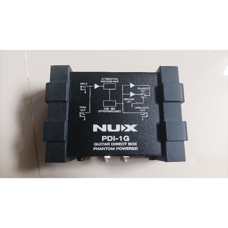 Efek Gitar Nux PDI-1G DI Box Cabsim Cabinet Simulator