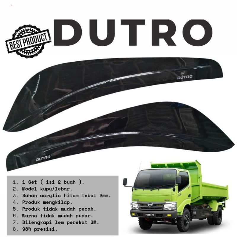 TALANG AIR MOBIL HINO DUTRO 300 MODEL KUPU-KUPU LEBAR