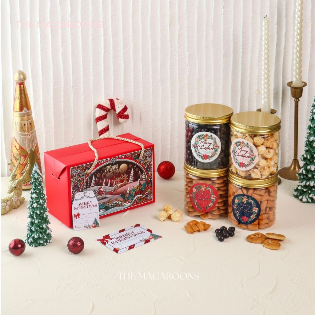 

RB Hampers Natal isi 2 Jar Kue Kering / Christmas Parcel Souvenir