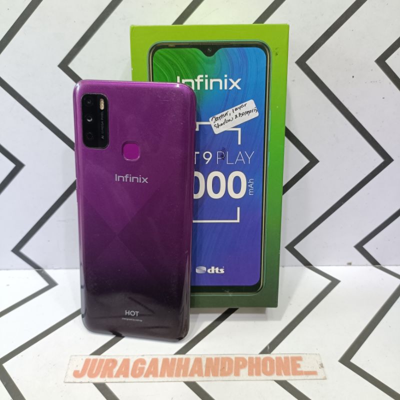 Infinix Hot 9 Play 4/64GB Hp Second Bekas - Langsung Cek Deskripsi