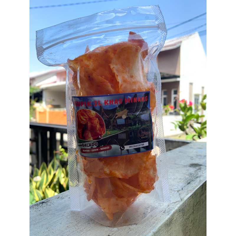 

keripik singkong 3L Balado khas Minang buatan rumahan 1Kg