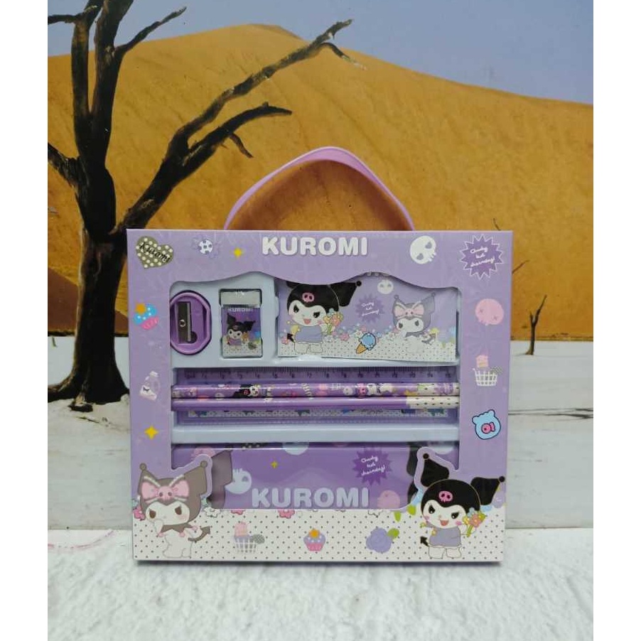 

KP8 ALAT TULIS STUDY STATIONERY SET 82 KUROMI MELODY CINNAMOROLLL