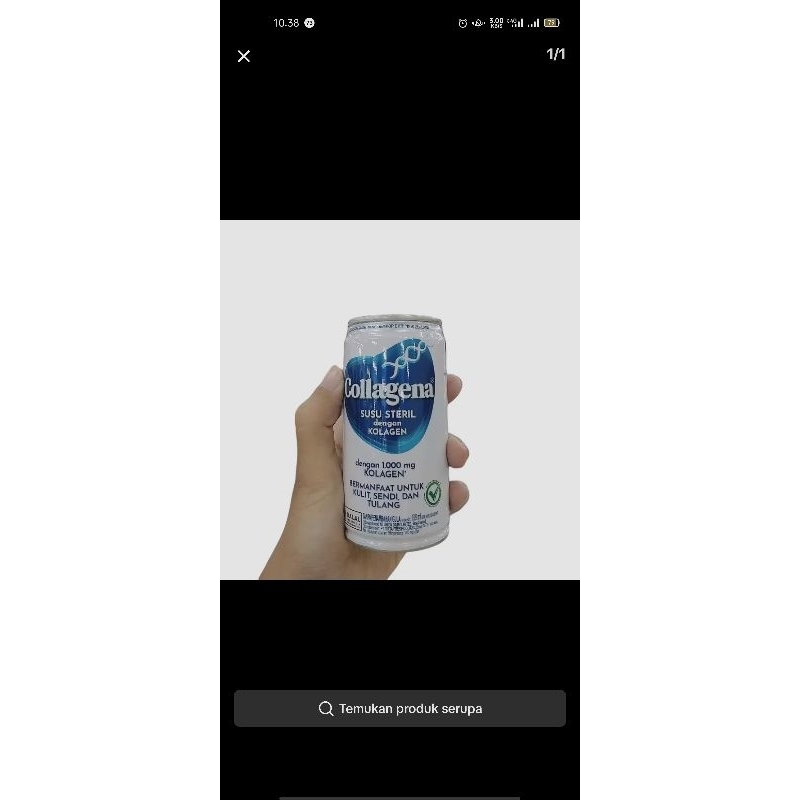 

Collagena susu steril 189ml gratis tumbler (3 pcs)