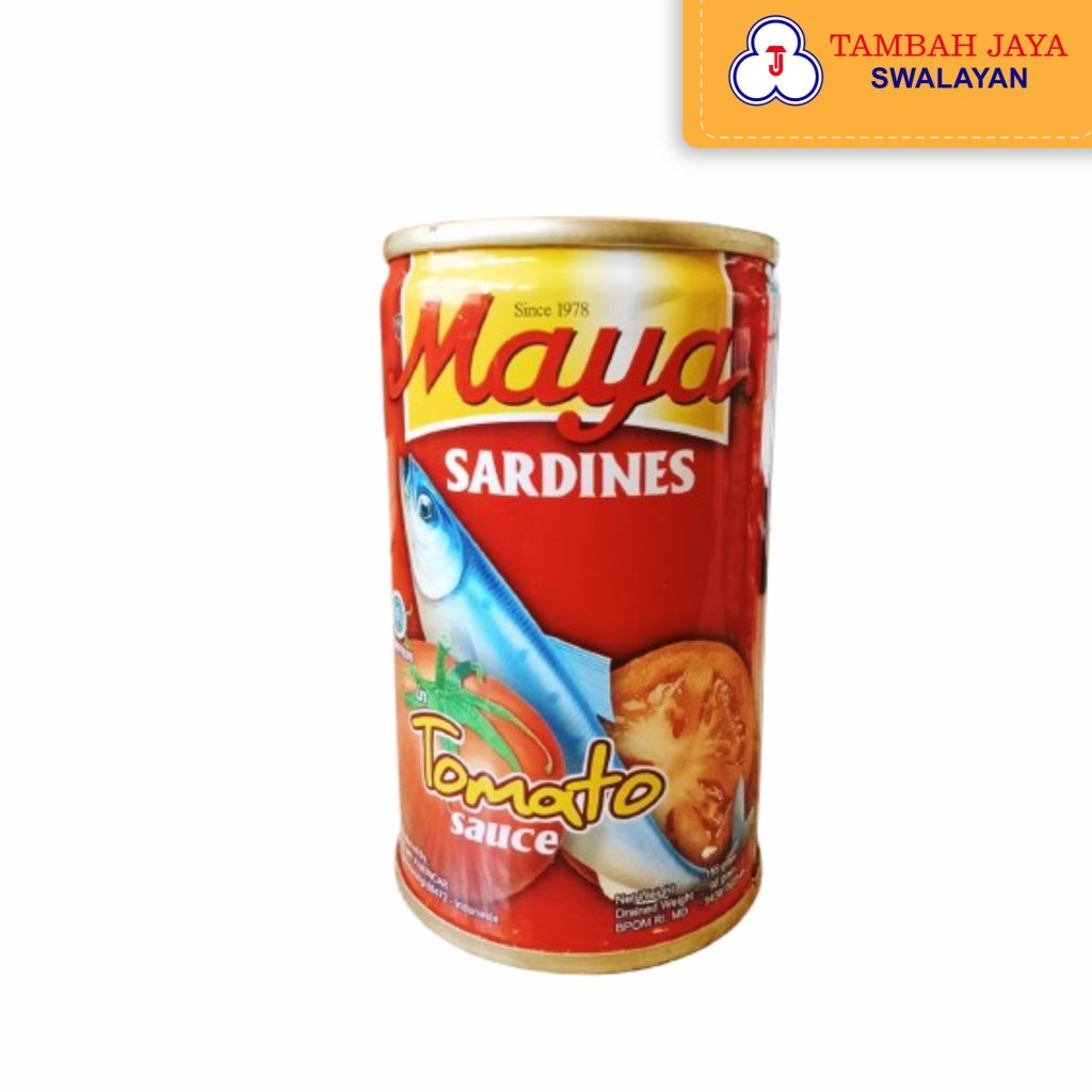 

Maya Sarden Tomato saos Kecil 155gr