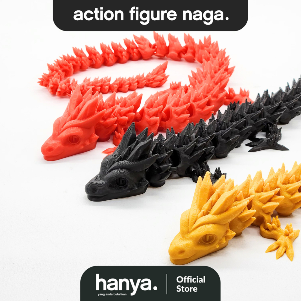 Action Figure Naga Dragon Articulated / Mainan Naga Keren / Action Figure Naga Untuk Dekorasi Displa