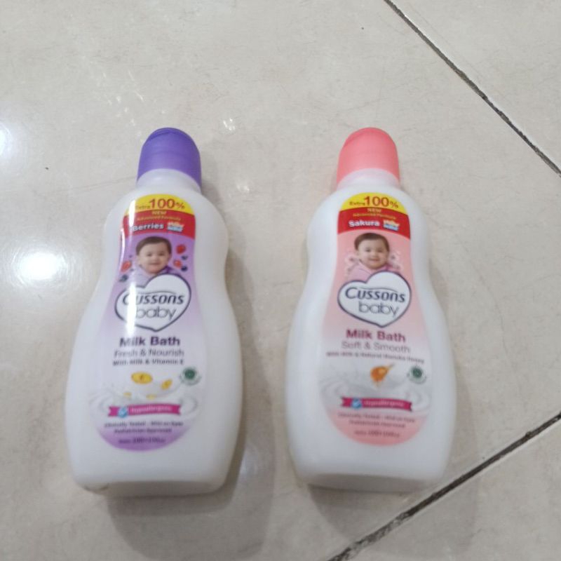 Sabun Mandi Bayi / Cussons Milk Bath 200 ml