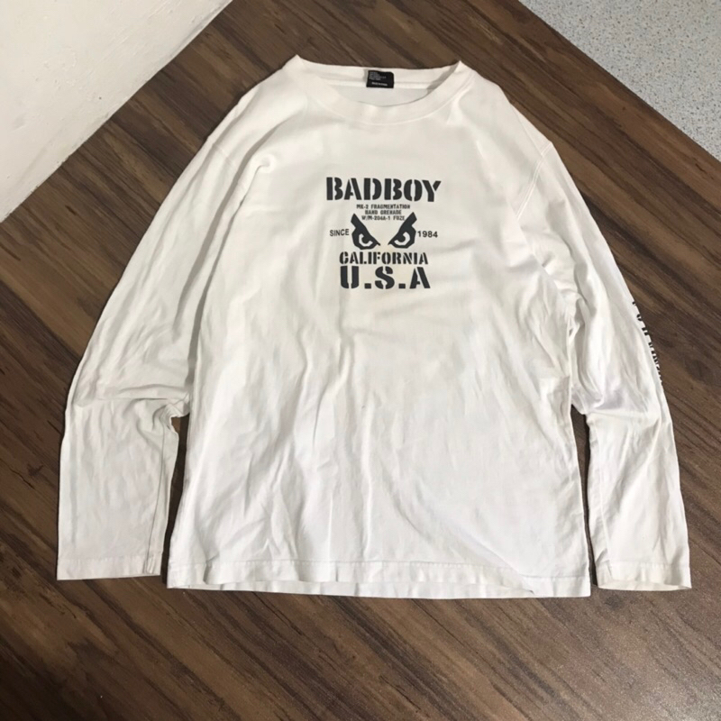 kaos kengan panjang Badboy size M second bekas preloved