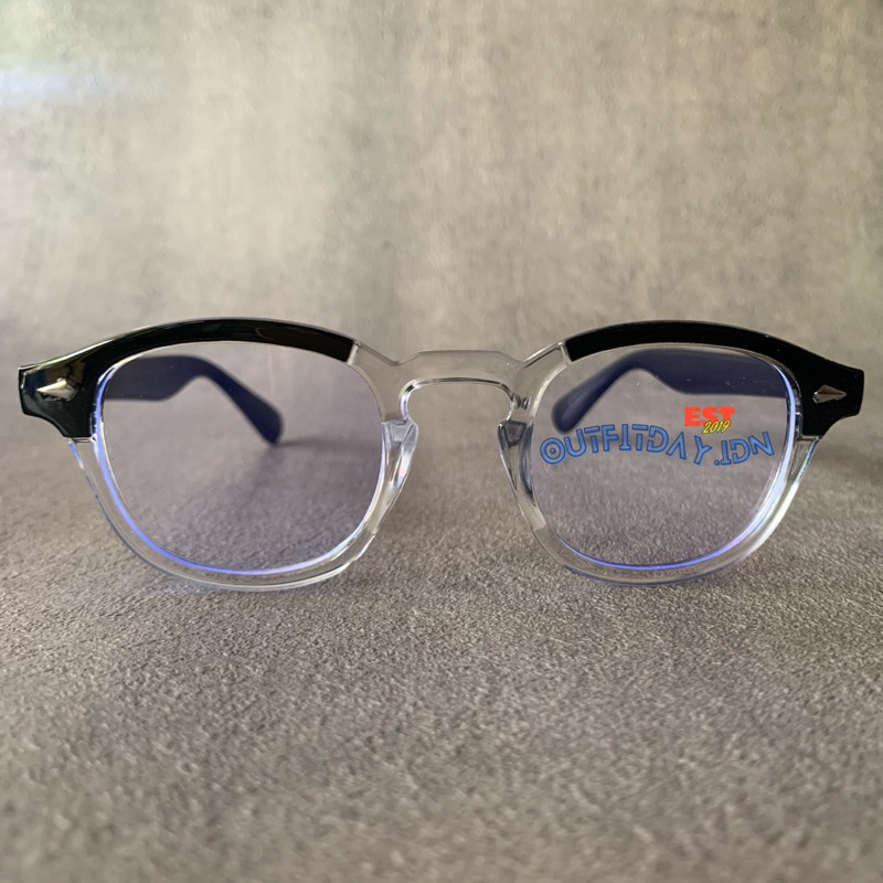 Kacamata Moscot Twotone Glasses Lensa Antiradiasi