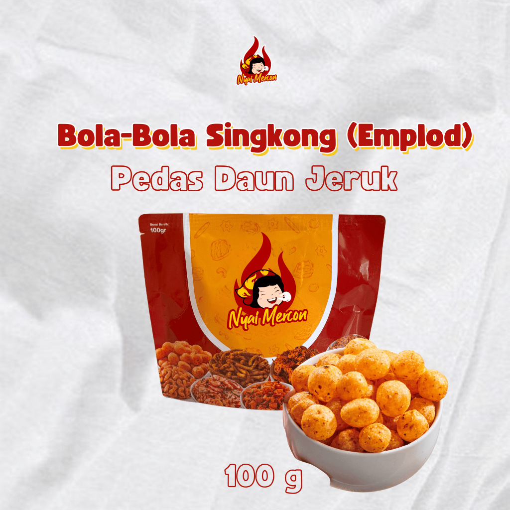 

Bola-Bola Singkong (Emplod) Makanan Pedas Nyai Mercon 100gram