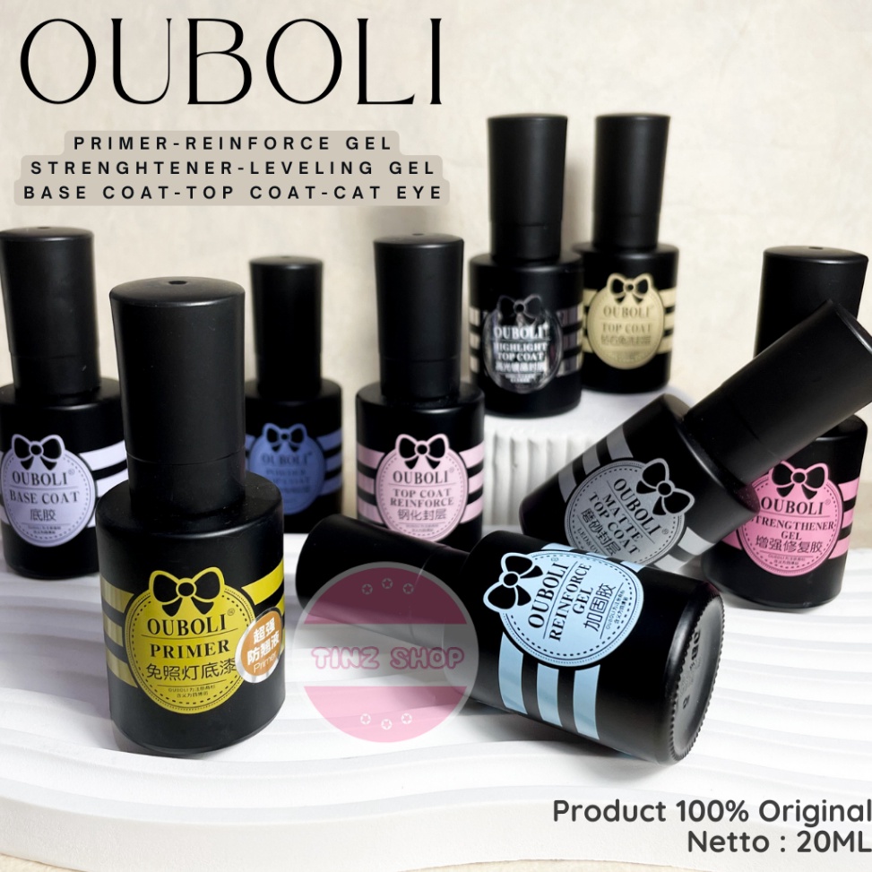 New Arrival Ouboli Gel Polish 2ml  Kutek Gel Ouboli Base Coat  Top Coat  Reinforce  Reinforce Top  H