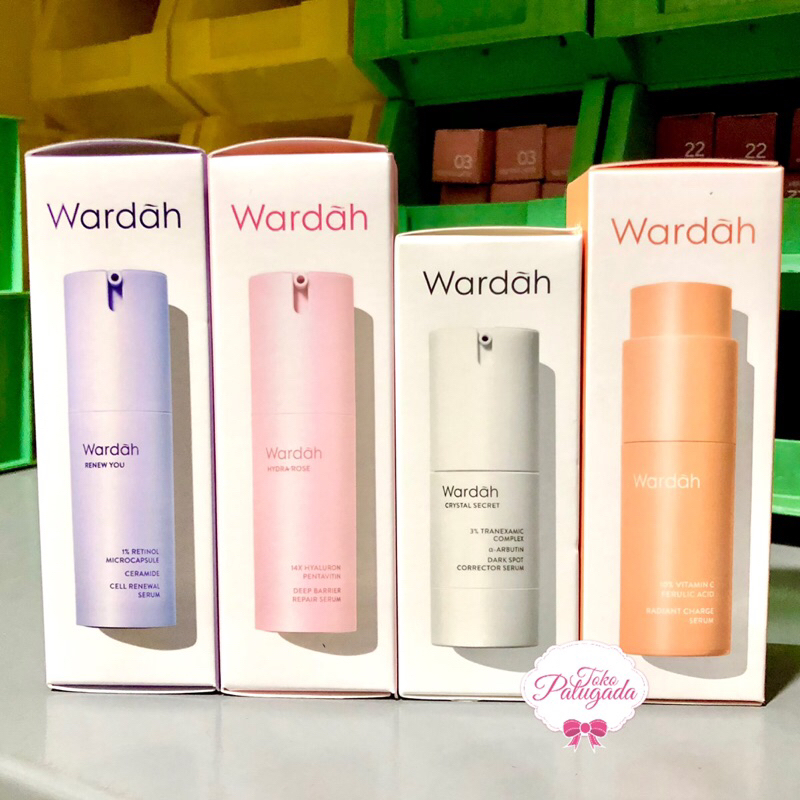 Serum Wardah - Wardah Face Serum - Wardah Crystal Secret Serum - Wardah Hydra Rose Serum - Wardah Ra