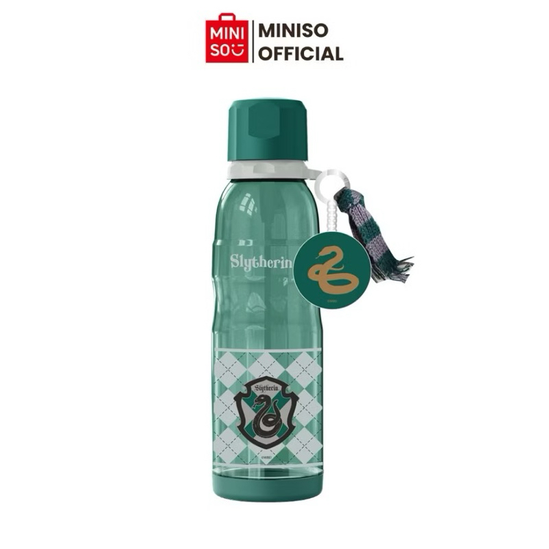 READY STOCK Harry Potter plastic bottle Slytherin x Miniso