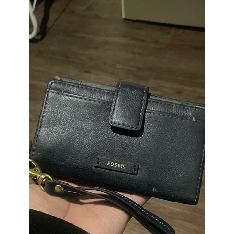 DOMPET FOSSIL JULIA PHN MIDNIGHT NAVY ORIGINAL SECOND