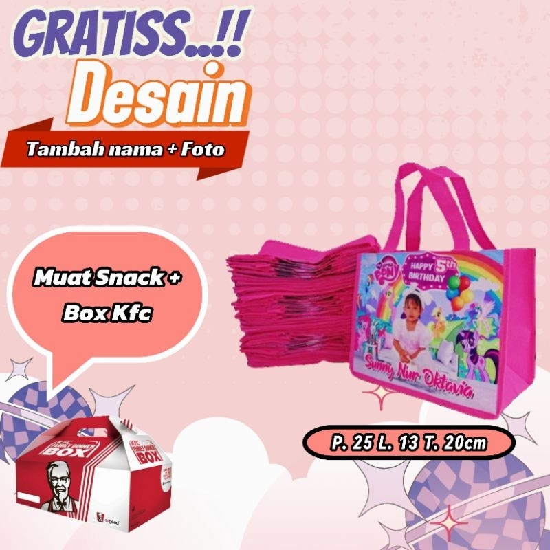 

Tas ultah/Tas ultah anak/Tas ultah murah