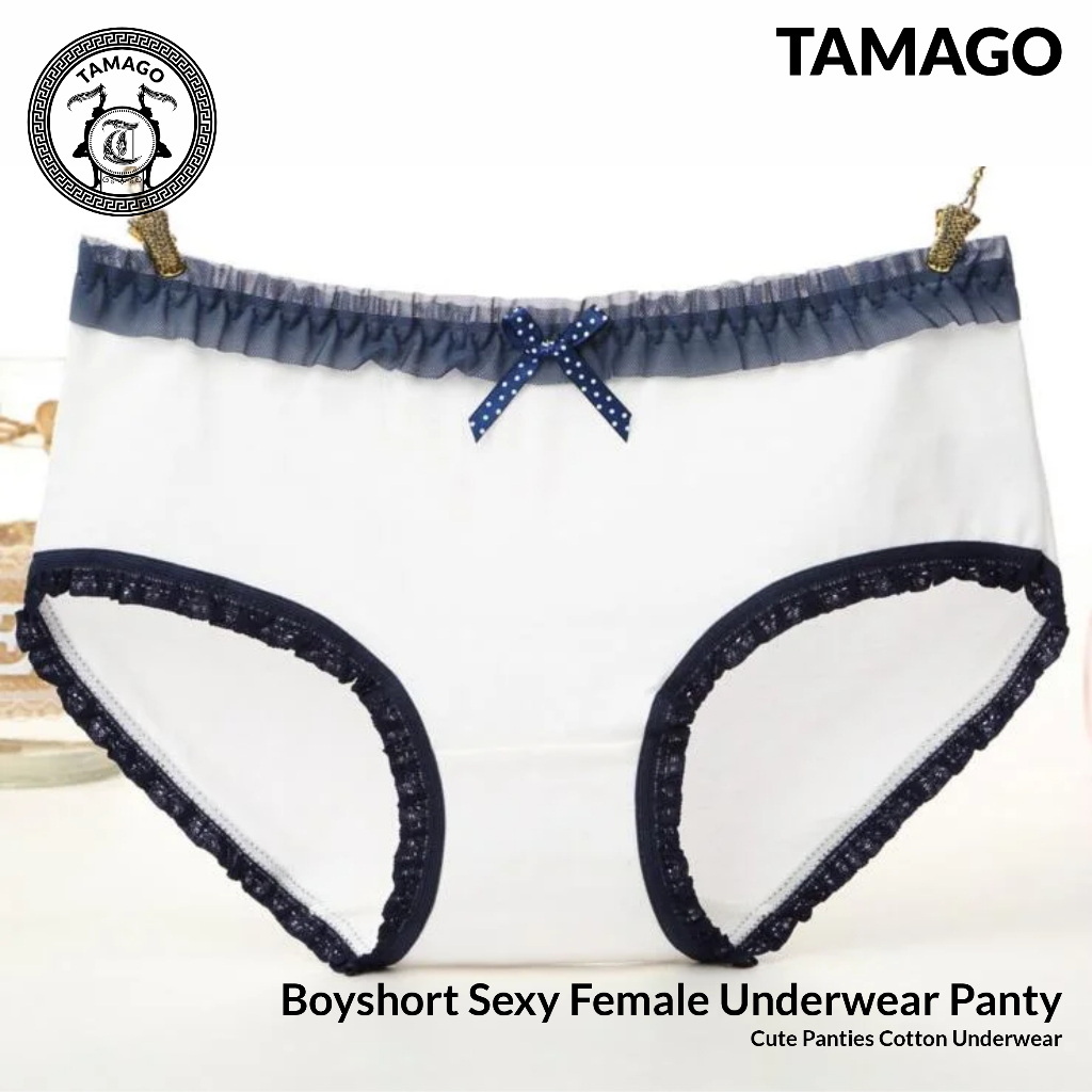 Celana Dalam Wanita - Celana Dalam Katun Sexy Boyshort Celana Dalam Tidur