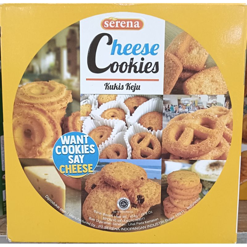 

SERENA Cheese Cookies kaleng 454gr