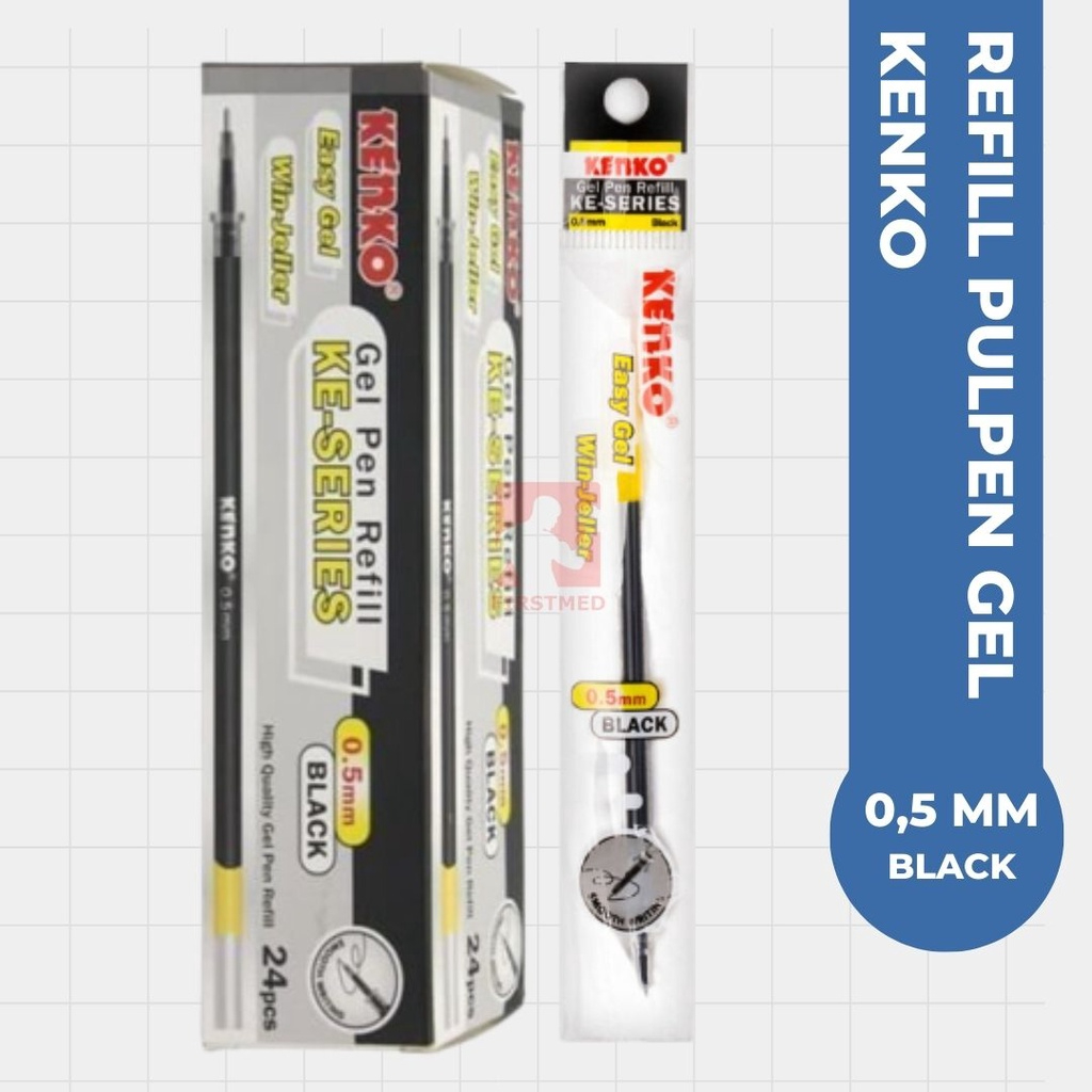 

Refill Pen Kenko Easy Gel 0,5 mm KE Series / Isi Ulang Pulpen Kenko Perbuah Pieces