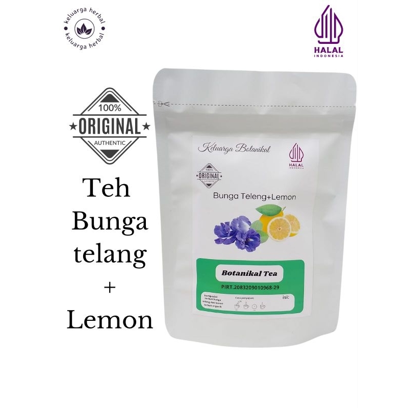 

TEH BLUE LEMON : TEH BUNGA TELANG |TEH LEMON •TEH JERAWAT DAN KOMEDO ISI 30 TEABAG