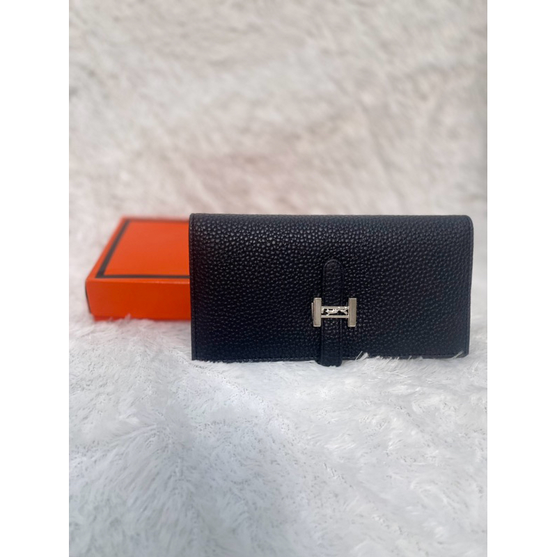 Dompet Wanita lipat Panjang Hitam