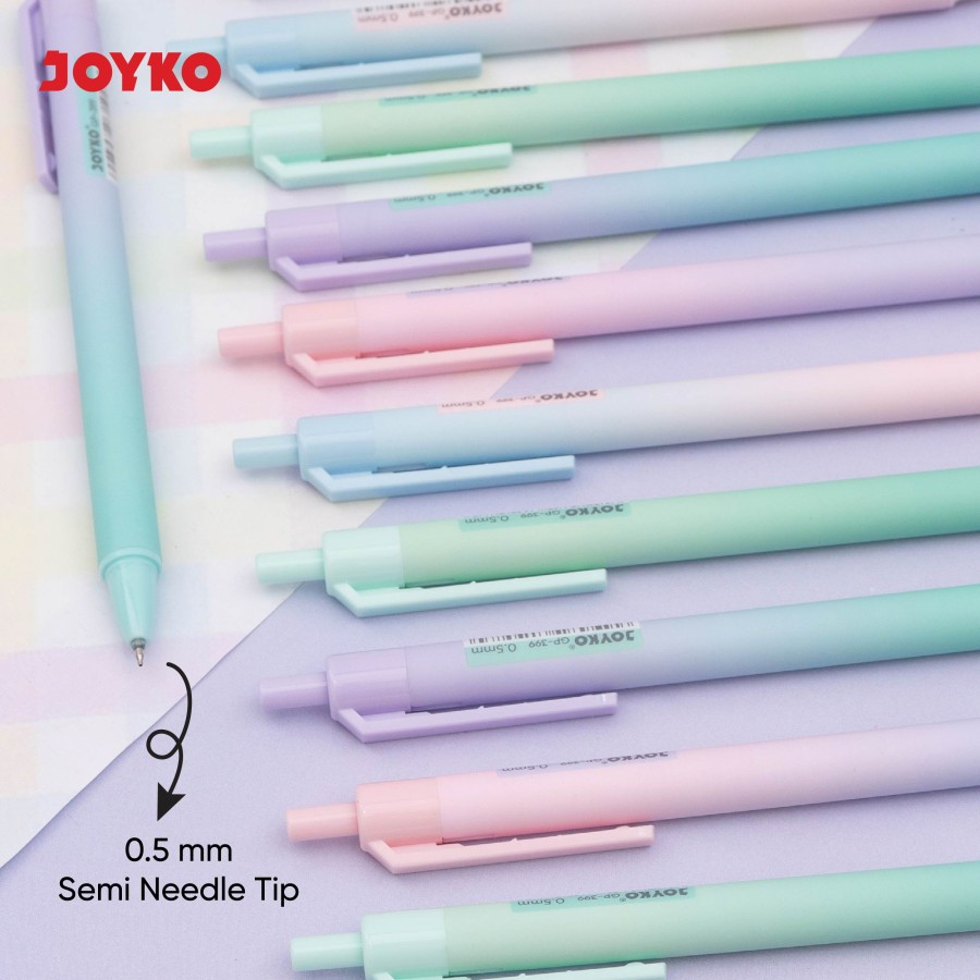

Gel Pen Joyko GP-399 | 0.5 mm | Semi Needle Tip | ECER