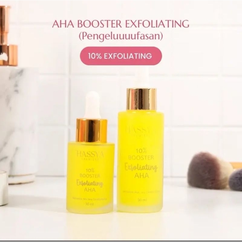 AHA Whitening Booster Hassya Bodyskin Pengelupasan
