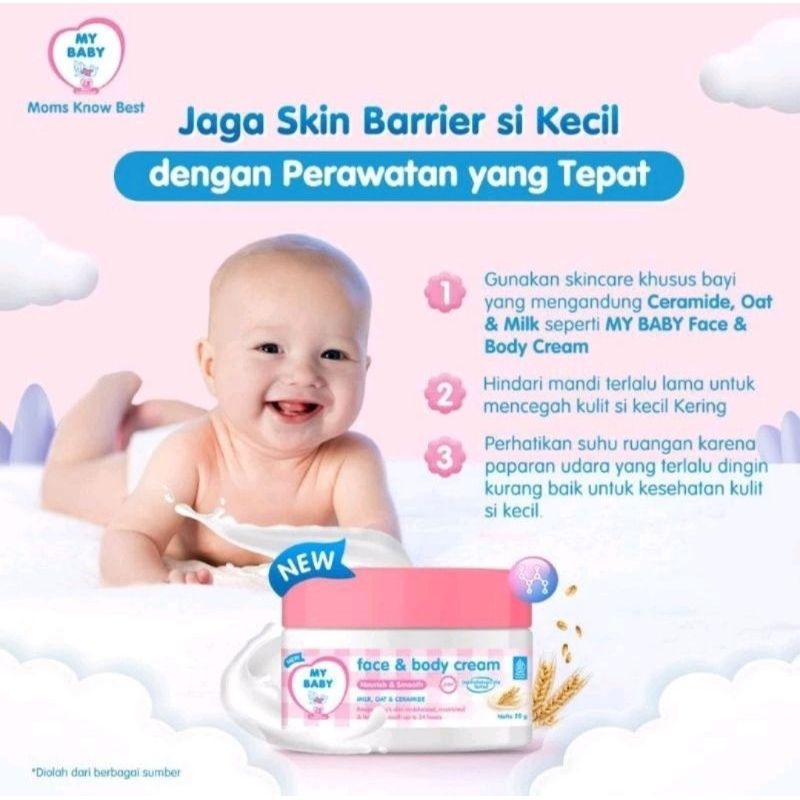 My baby face & body cream / my baby nourish & smooth