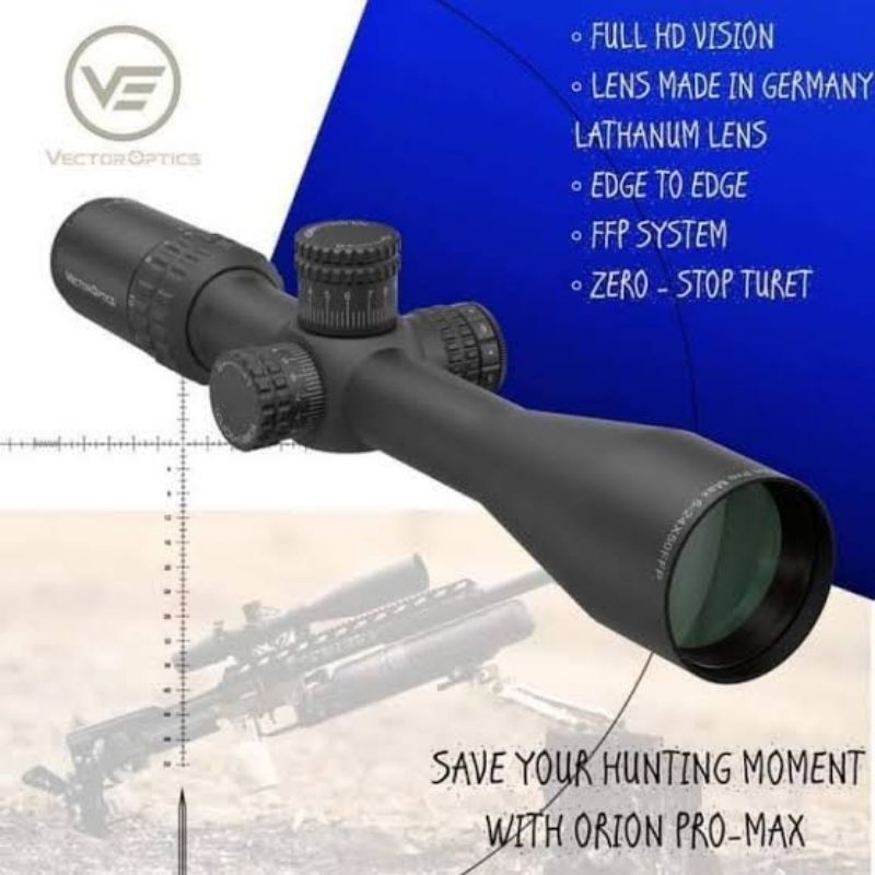 VECTOR ORION PRO MAX 6-24x50 SFIR FFP second