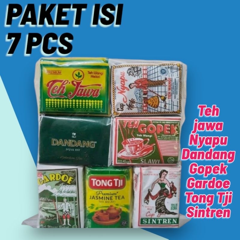 

PAKET TEH RACIKAN KHAS SOLO ISI 7 PCS