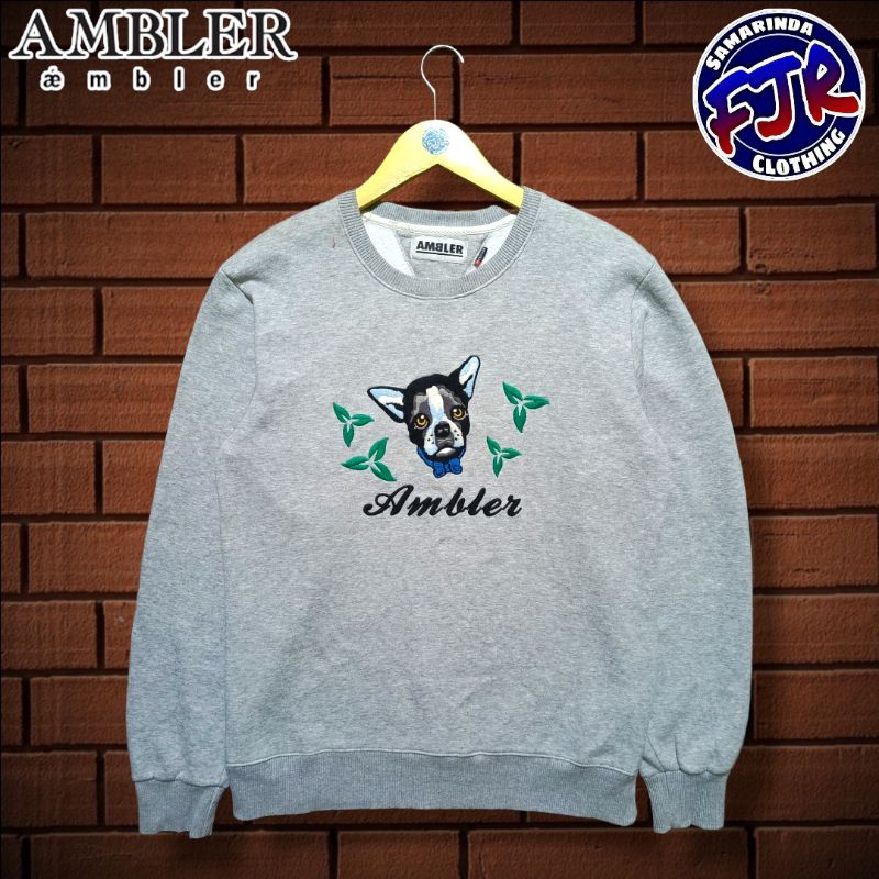 Ambler Full Bordir Crewneck Original