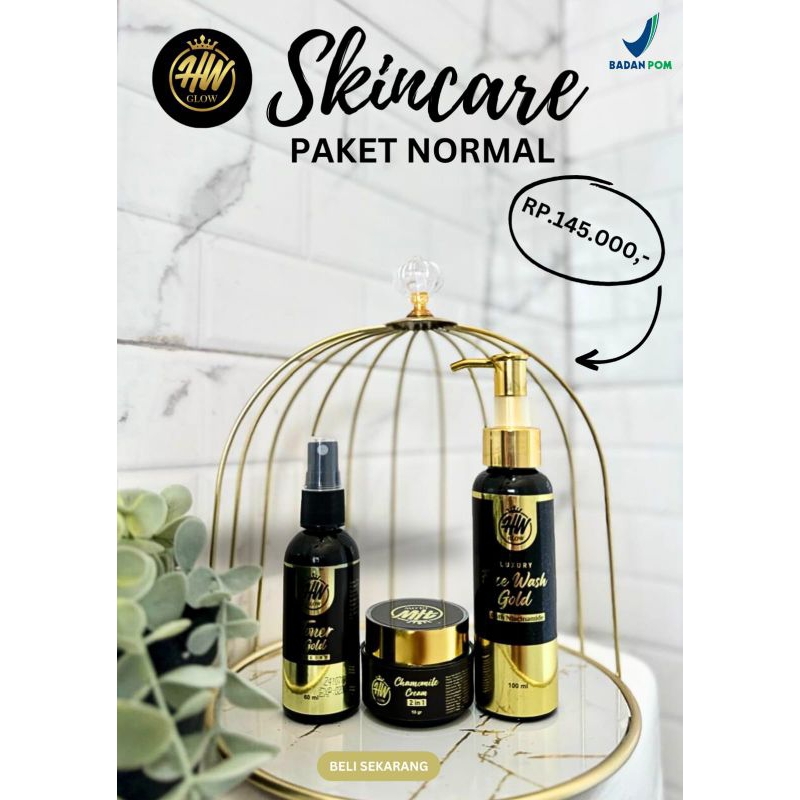 Skincare HW Glow Paket Normal