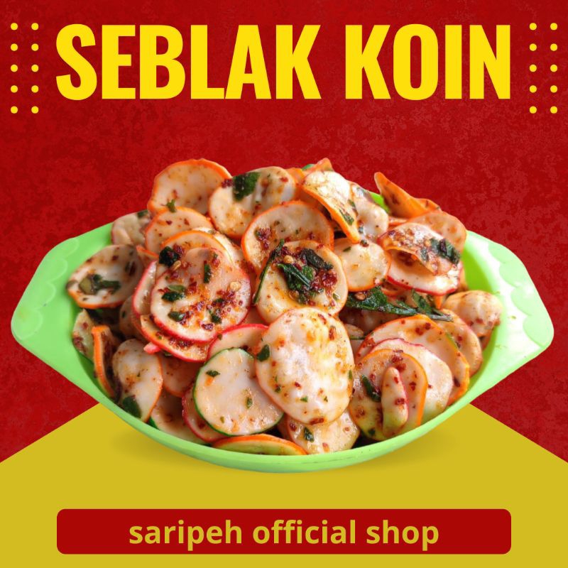 

SEBLAK KERING KERUPUK KOIN 1 KG Original Pedas Daun Jeruk Kriuk saripeh snack