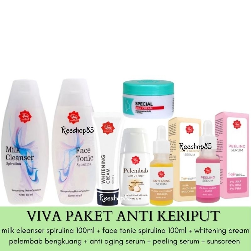 VIVA paket Anti Keriput | Viva Skincare Anti Aging