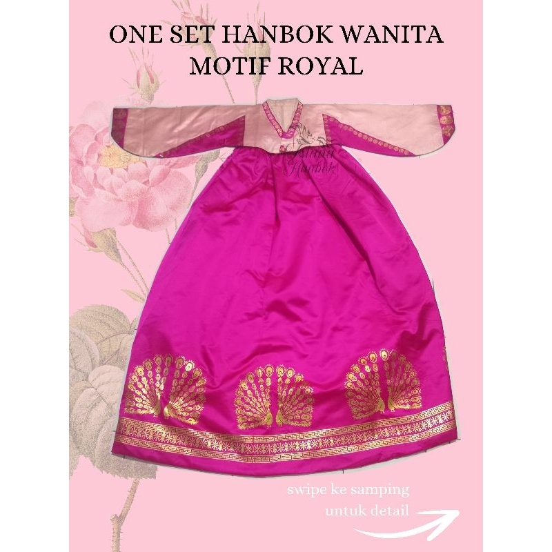 Jual Murah Hanbok Satu Set Chima Royal Mewah Original | Hanbok Premium Wanita | Hanbok Wanita Dewasa